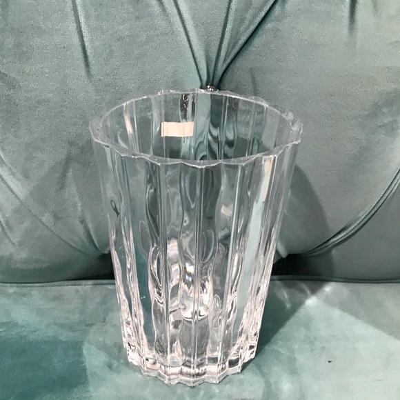 Marquis by Waterford 8" Lead Crystal Oval Vase #156027 Signed, Made in Japan - Picture 2 of 10